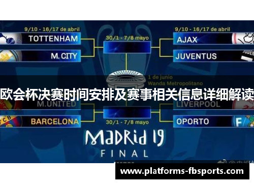欧会杯决赛时间安排及赛事相关信息详细解读
